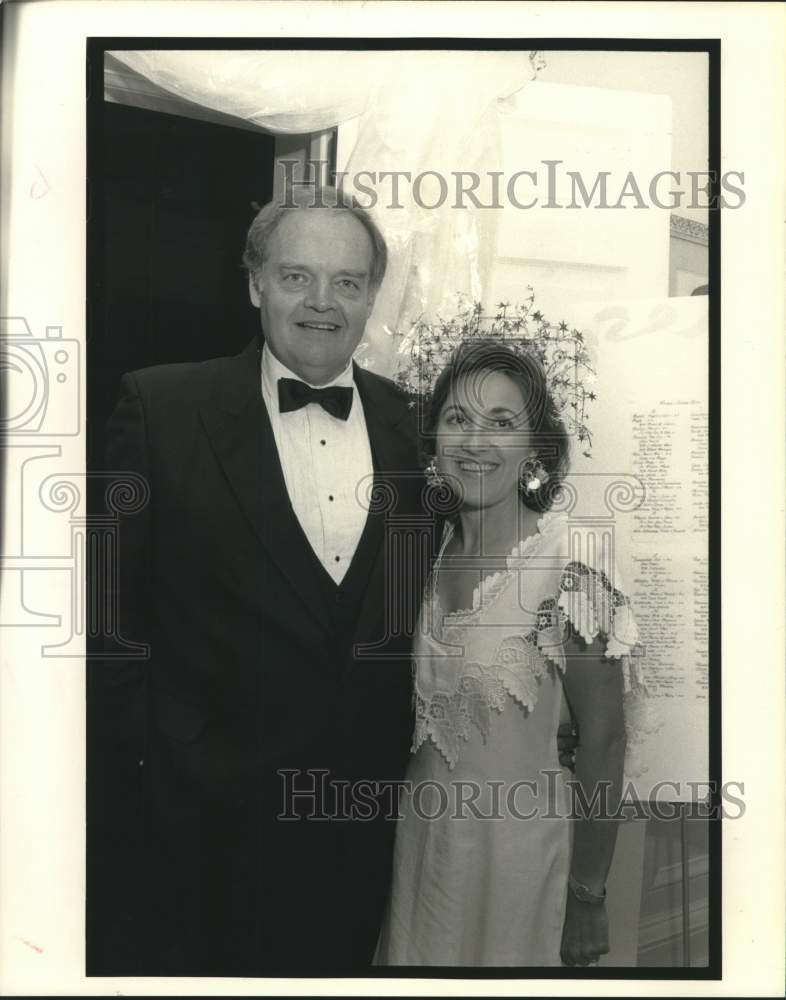 1991 Press Photo Leonard and Dot Isacks at Sybarites party. - Historic Images