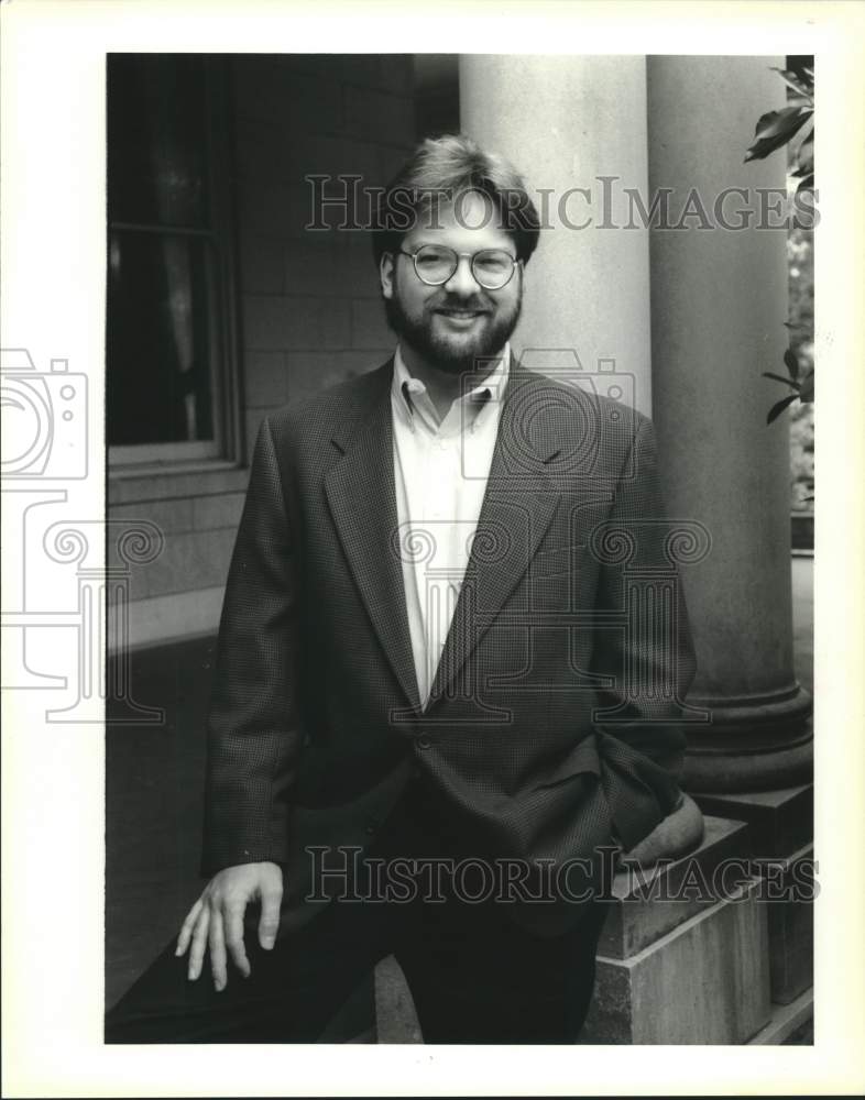 1993 Press Photo New Orleans Author Greg Iles - Historic Images