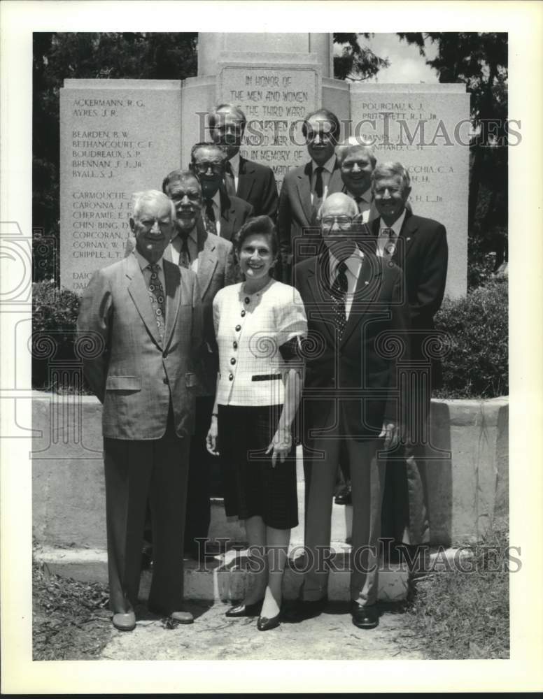 1991 Press Photo Mid-City Kiwanis Club celebrates its 50th anniversary - Historic Images