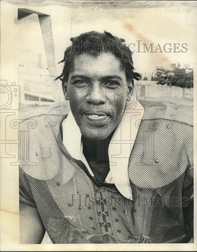 1975 Press Photo West Jefferson Prep Football, Jimmy Hamilton - nob45002 - Historic Images