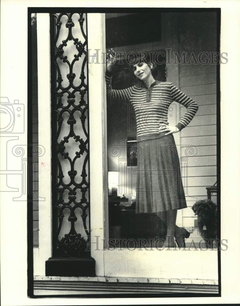 1980 Press Photo Susan Horwitz talks about fashion and wise buying - nob45101 - Historic Images