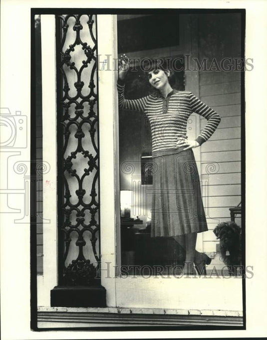 1980 Press Photo Susan Horwitz talks about fashion and wise buying - nob45101 - Historic Images