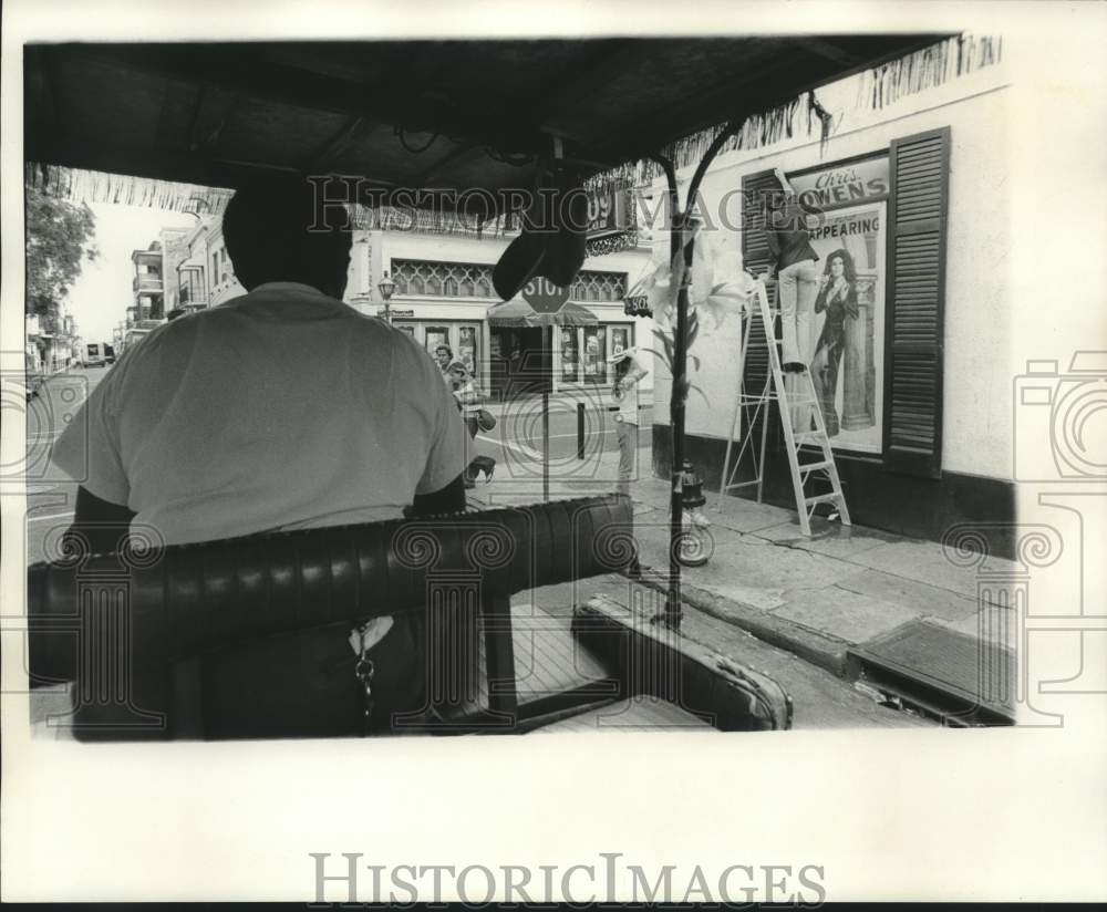 1974 Press Photo Horse drawn carriages - nob45129 - Historic Images