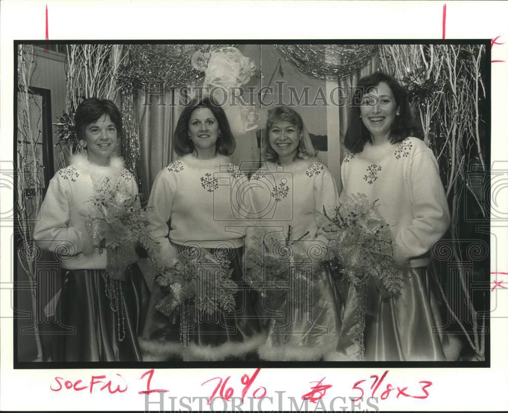 1990 Press Photo Bards of Bilges attendees - Historic Images