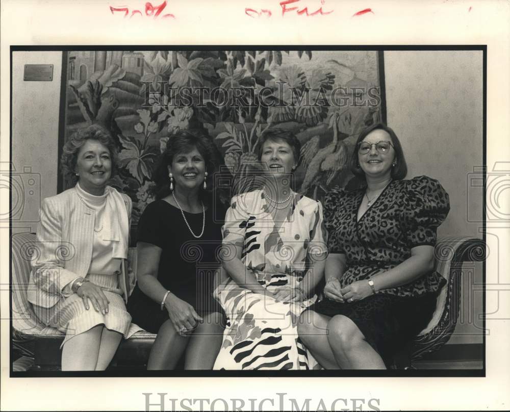 1990 Press Photo Margie Berry, Darleen Hingle, Jeanie Lamka, Anna Marie Firkaly - Historic Images