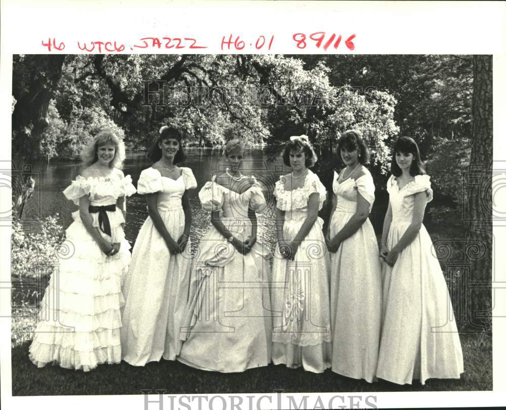 1987 Press Photo Jazz on the Bayou Benefit - Belles of the Bayou - Historic Images