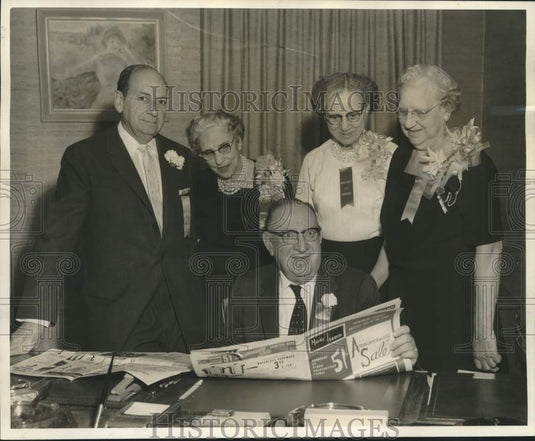 1960 Marks Isaacs Anniversary attendees - Historic Images