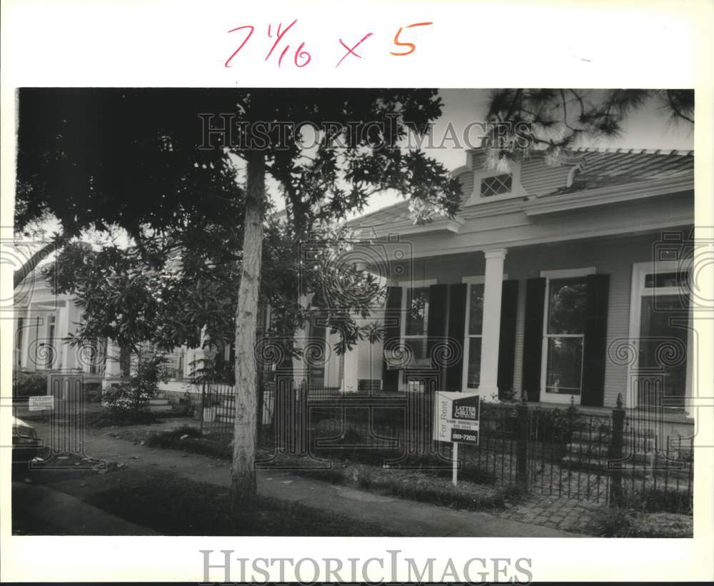 1988 Press Photo Housing - 3900 block of Camp Street looking toward Canal Street - Historic Images