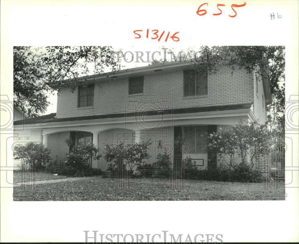 1988 Press Photo Sold property at 200 Bear Dr., Arabi - St. Bernard - Historic Images