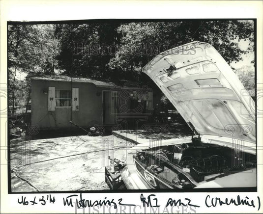 1989 Press Photo Abandoned housing in Slidell - Historic Images