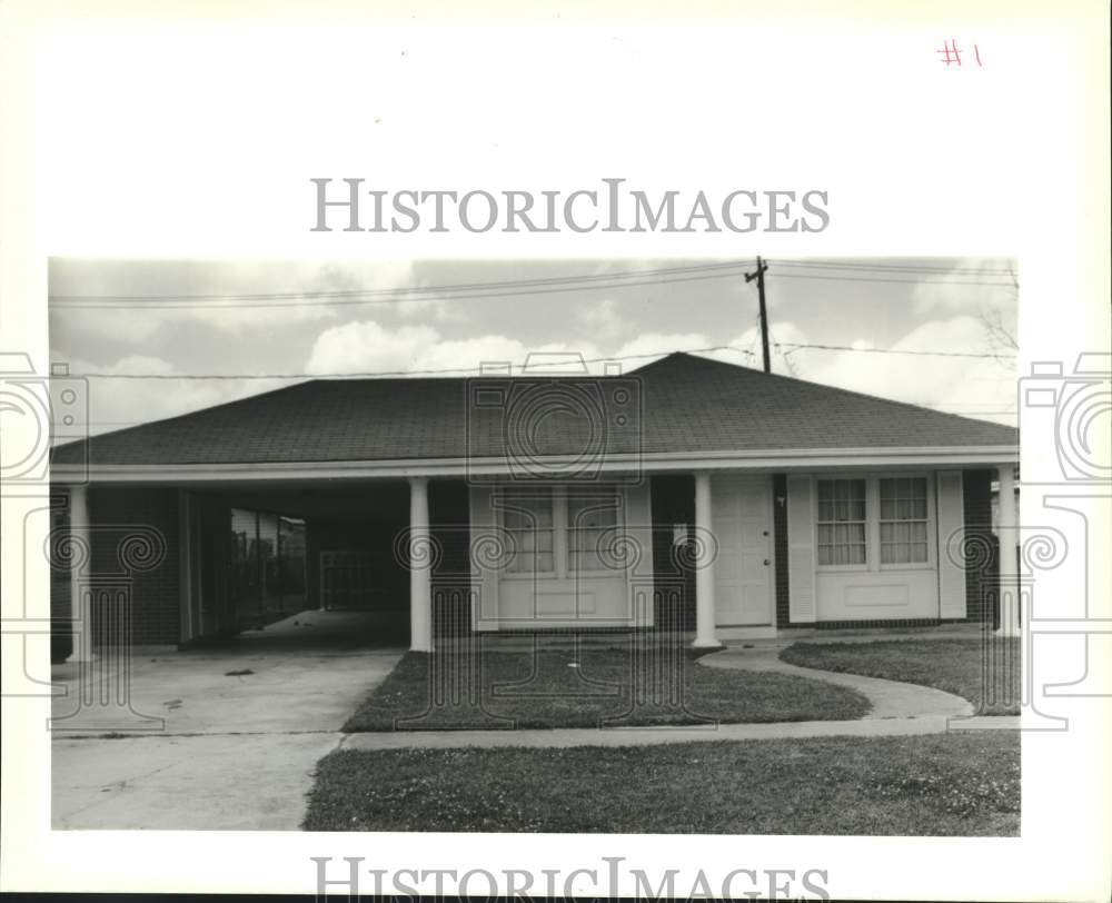 1989 Press Photo Real estate - House located at 728 Perrin Drive, Arabi - Historic Images