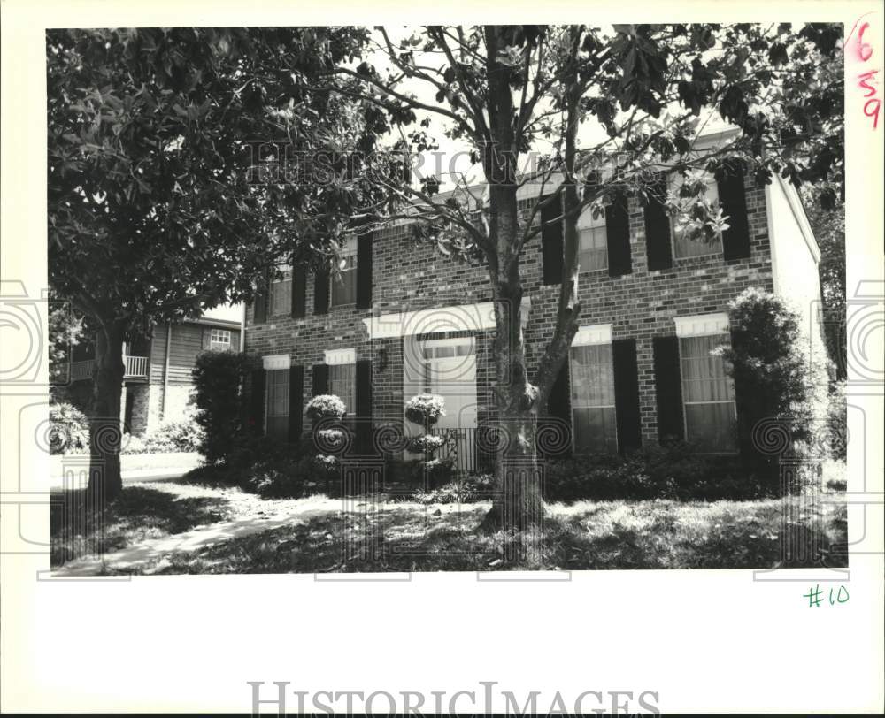 1989 Press Photo Housing - House located at 3908 S. Inwood, Algiers - Historic Images