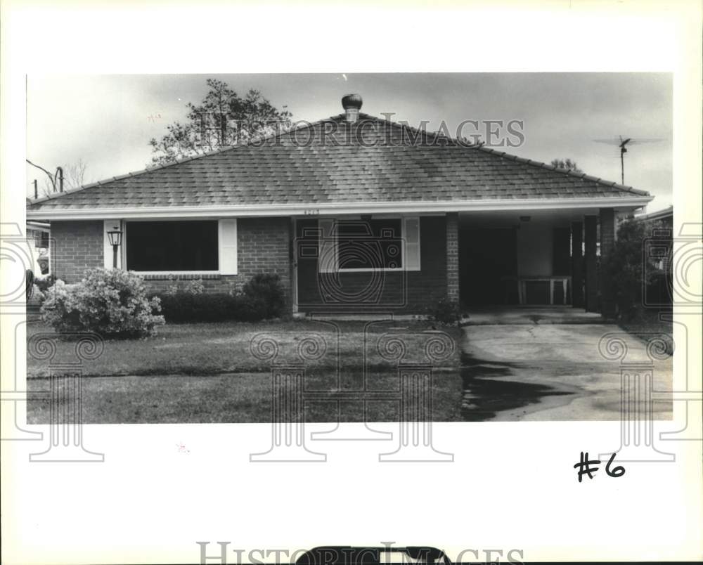 1990 Press Photo Housing - Exterior of house at 4013 Lake Villa Drive, Metairie - Historic Images