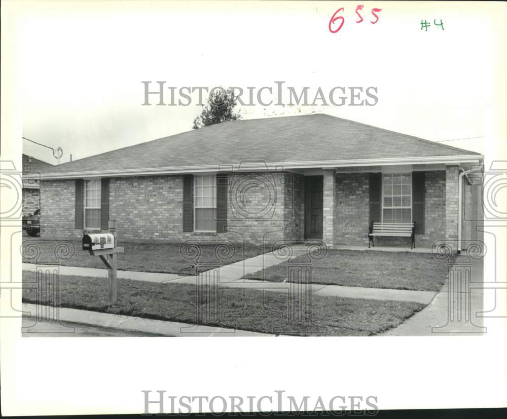 1989 Press Photo Property at 3809 Riverland Drive, Chalmette - Historic Images