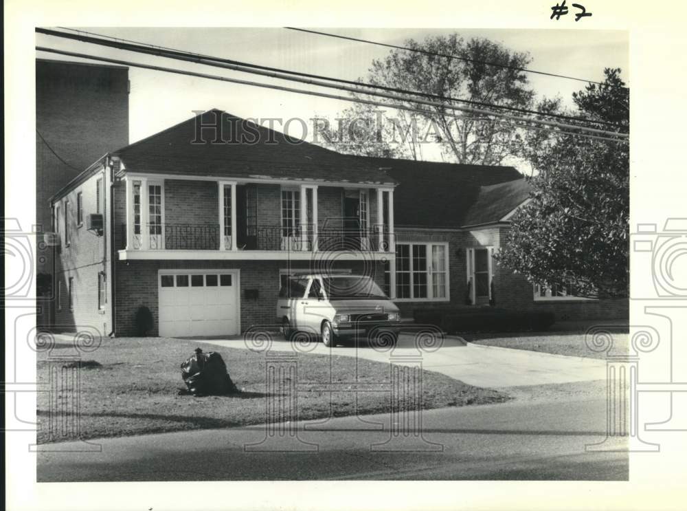 1990 Press Photo Property at 600 North Labarre Road, Metairie, Housing - Historic Images