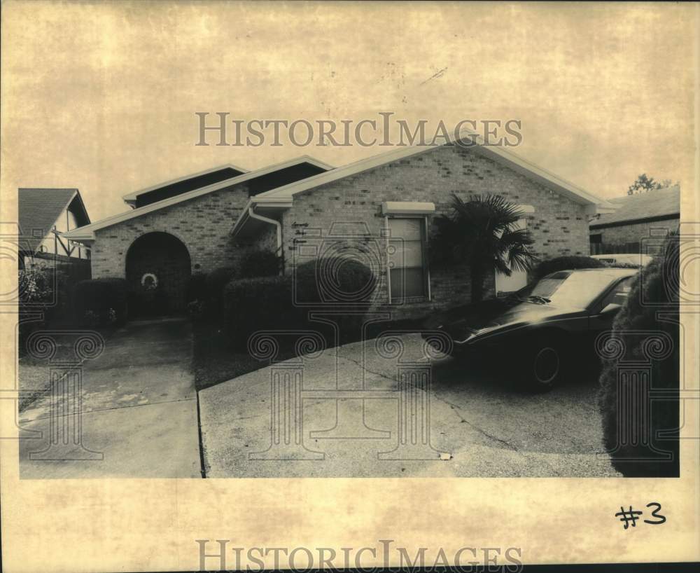 1990 Press Photo House at 7311 Reade Boulevard, New Orleans East - Historic Images