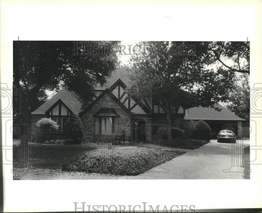 1990 Press Photo House at 10 Glacier Court Algiers, Louisiana - Historic Images