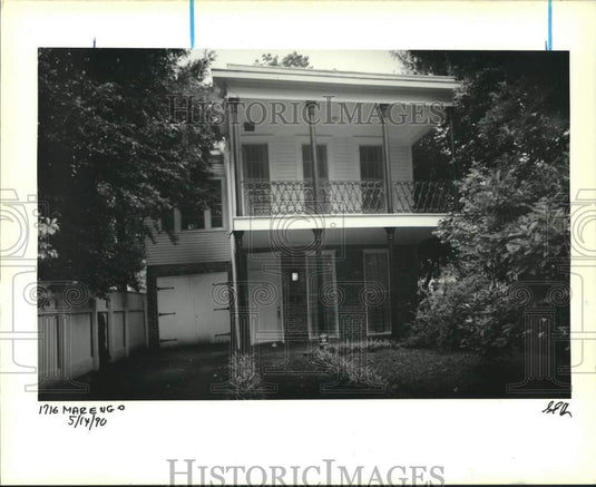 1989 Press Photo House at 1716 Marengo - Historic Images