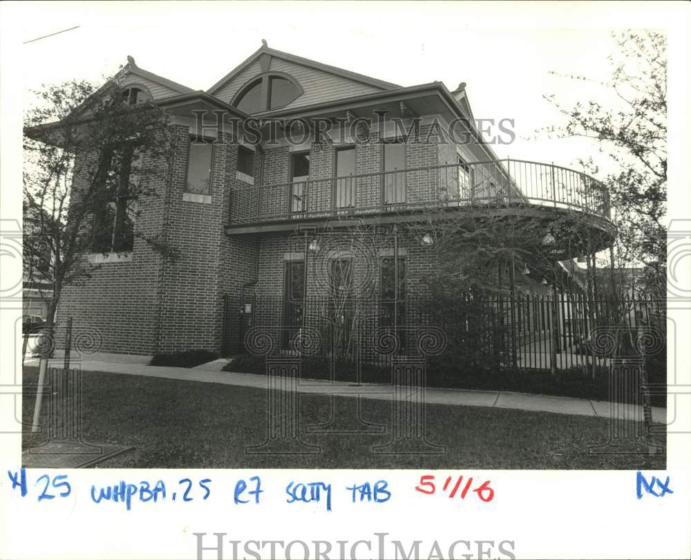 1986 Press Photo New headquarters of Horsemen&#39;s Benevolent and Protective Asso. - Historic Images