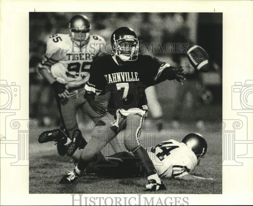 1990 Press Photo Hahnville High School football. - Historic Images