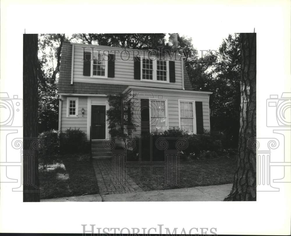 1990 Press Photo Housing - Real estate house at #31 Papworth, Old Metairie - Historic Images