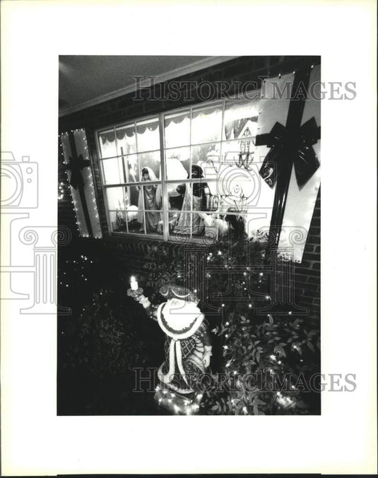 1994 Press Photo Chateau Talbot Drive, Kenner Christmas Light winner - Historic Images
