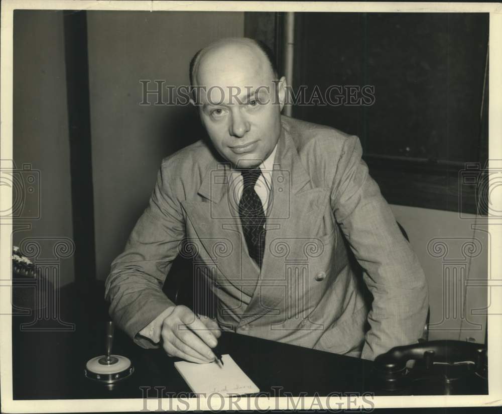 Press Photo Arnold Kahn, City Councilman, Rayne, Louisiana - Historic Images