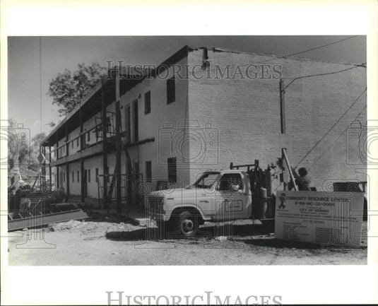 1990 Press Photo Construction on Kenner Community Resource Center - Historic Images