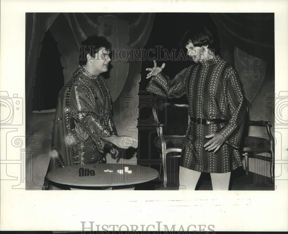 1986 Press Photo Kenner Community Theatre does musical Camelot - Historic Images