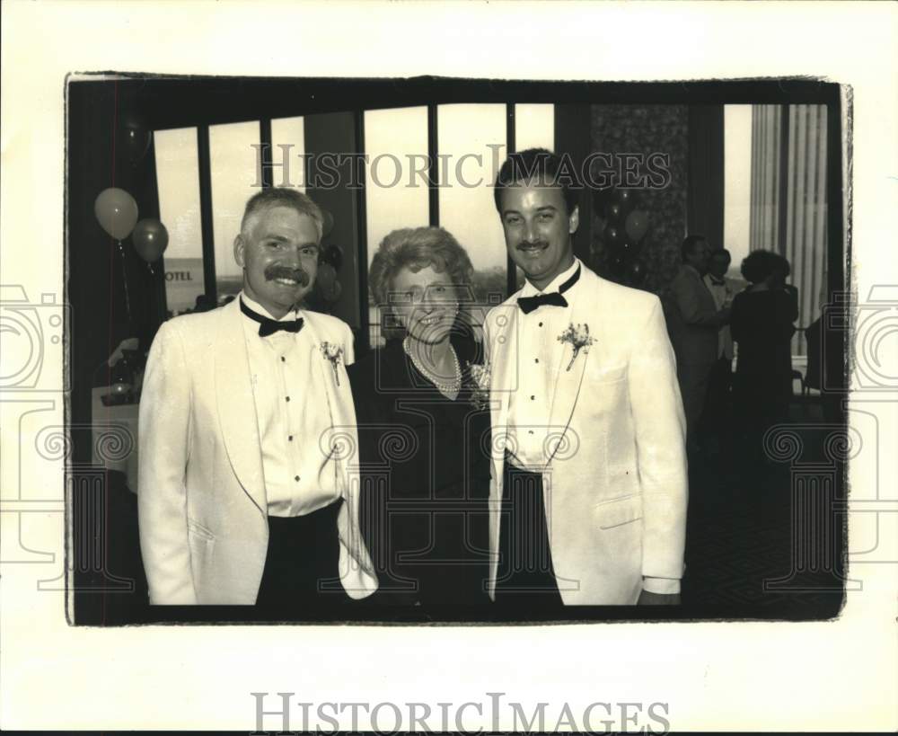 1992 Press Photo World Trade Club gala - Tom Kelly, Lindy Boggs, Tab Damiens - Historic Images