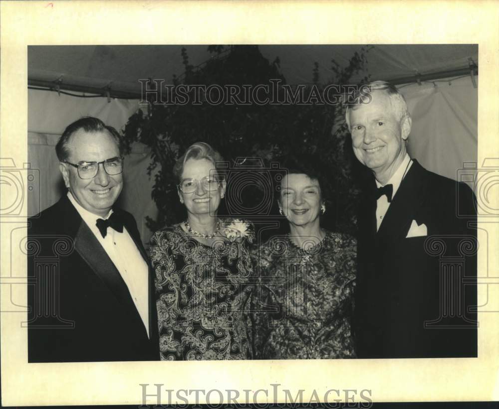 1994 Press Photo Tulane Party - Eamon &amp; Margaret Kelly, Virginia &amp; Jack Weinmann - Historic Images