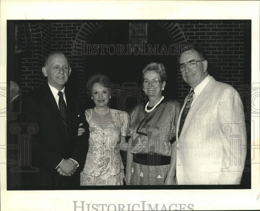 1991 Press Photo Albert & Linda Mintz, Margaret & Eamon Kelly at TU Summer Lyric - Historic Images