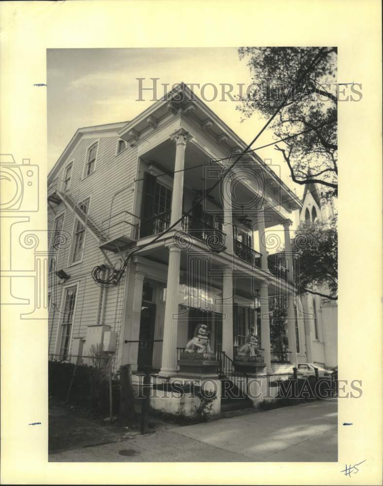 1992 Press Photo House on 1912 St. Charles Avenue - Historic Images