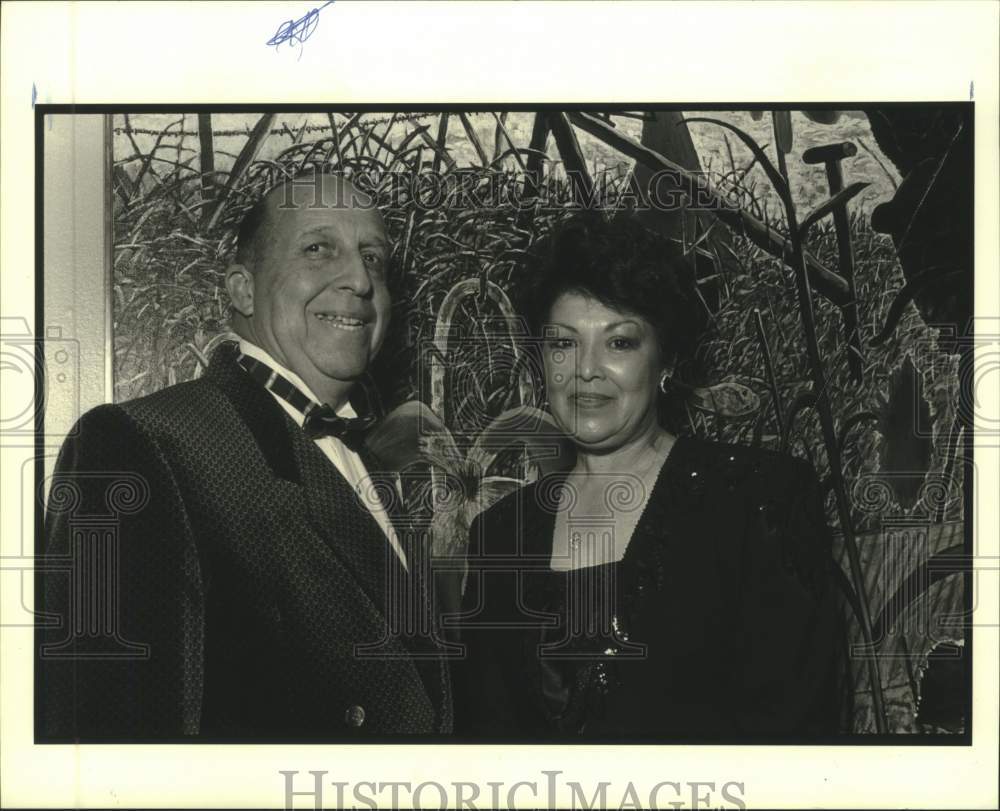 1990 Press Photo Walter and Viola King at a Links Event - Historic Images