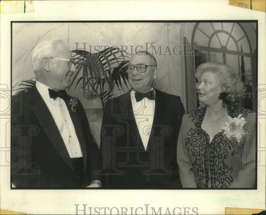 1991 Press Photo Attendees at Black Tie Mercy Hospital Dinner - Historic Images