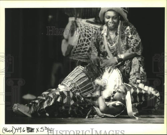 1994 Press Photo Jawara Simon-"Reworking the Roots: A Neo-Hoodoo Happening." - Historic Images