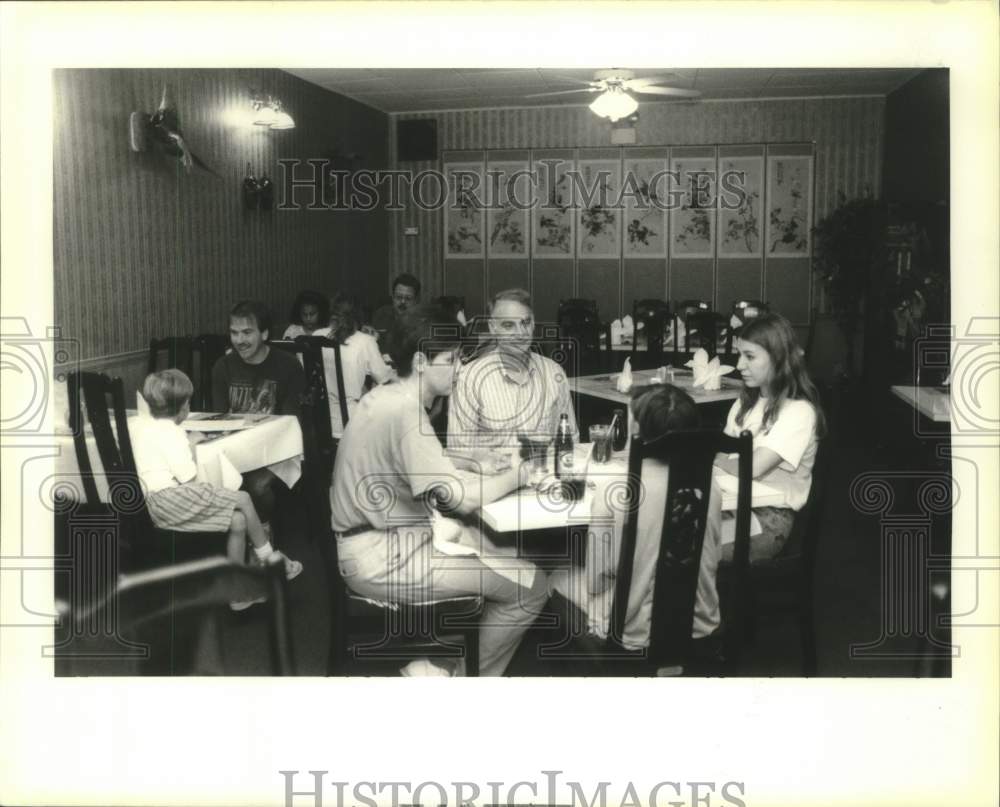 1993 Press Photo Dining room, Korea House at 1011 Veterans Boulevard in Metaire. - Historic Images