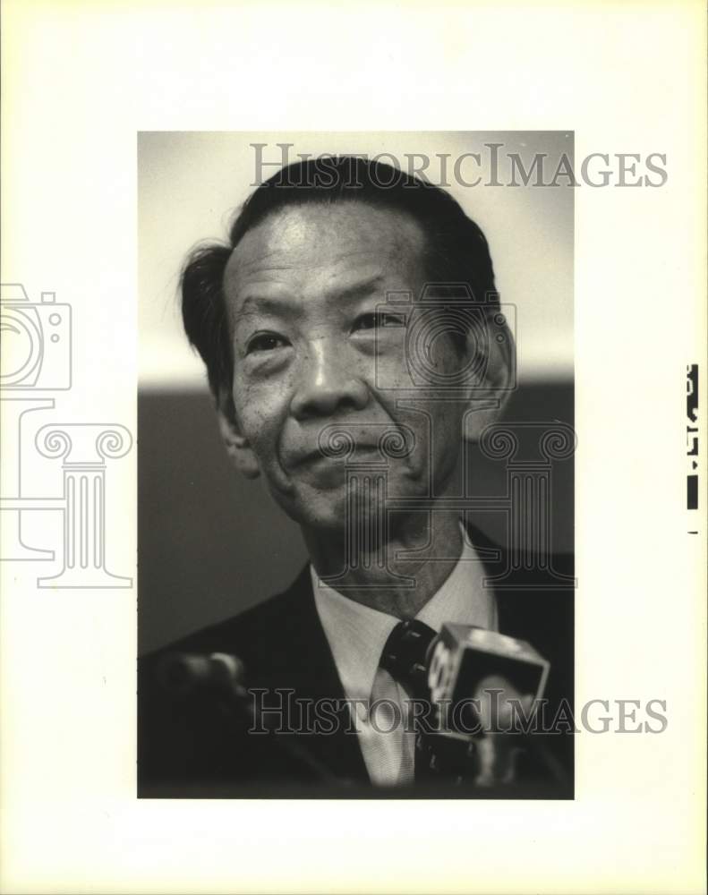 1995 Press Photo Takakazu Kuriyama, Japanese ambassador at Tulane University - Historic Images