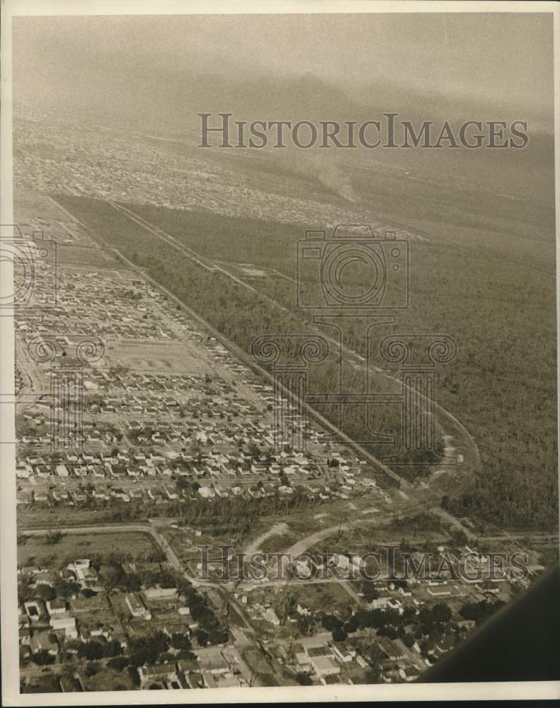 1967 Aerial view of Interstate 10-Historic Images