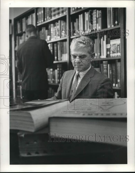 1968 Ralph Meynard at I-H library-Historic Images