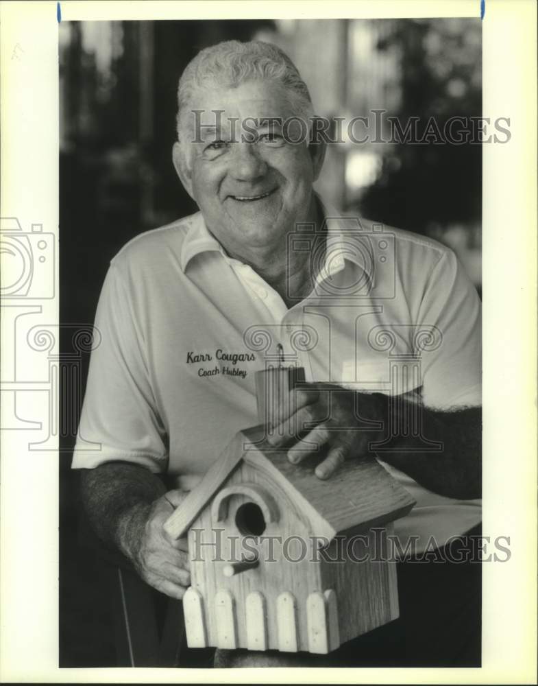 1990 Press Photo Earl Hubley, former Warren Easton athlete and football coach - Historic Images