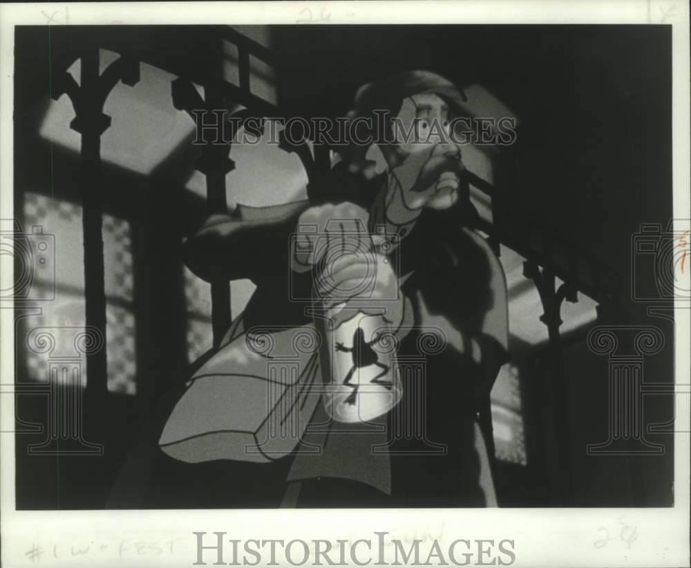 1989 Press Photo Animation-A scene from The Frog, The Dog and The Devil - Historic Images