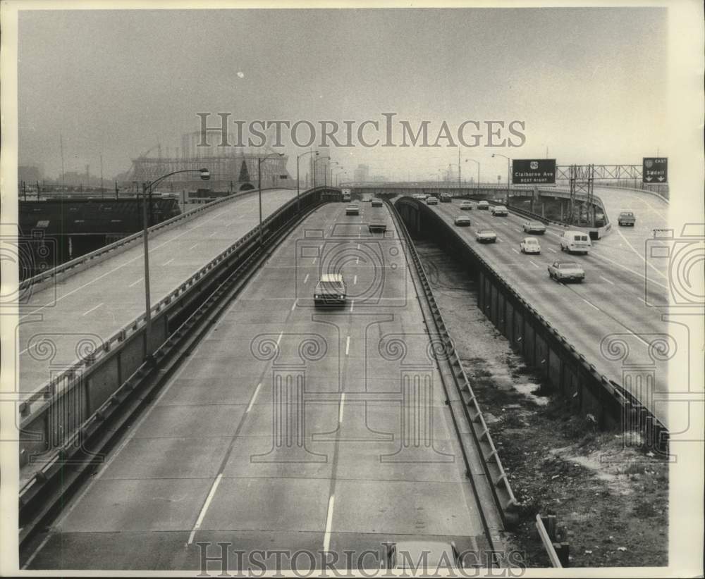 1972 Intertstate-10 &amp; Pontchartrain Expressway - Historic Images