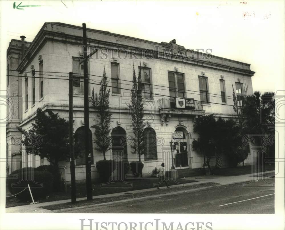 1986 Press Photo Knights of Peter Claver building, 1821 Orleans Avenue - Historic Images