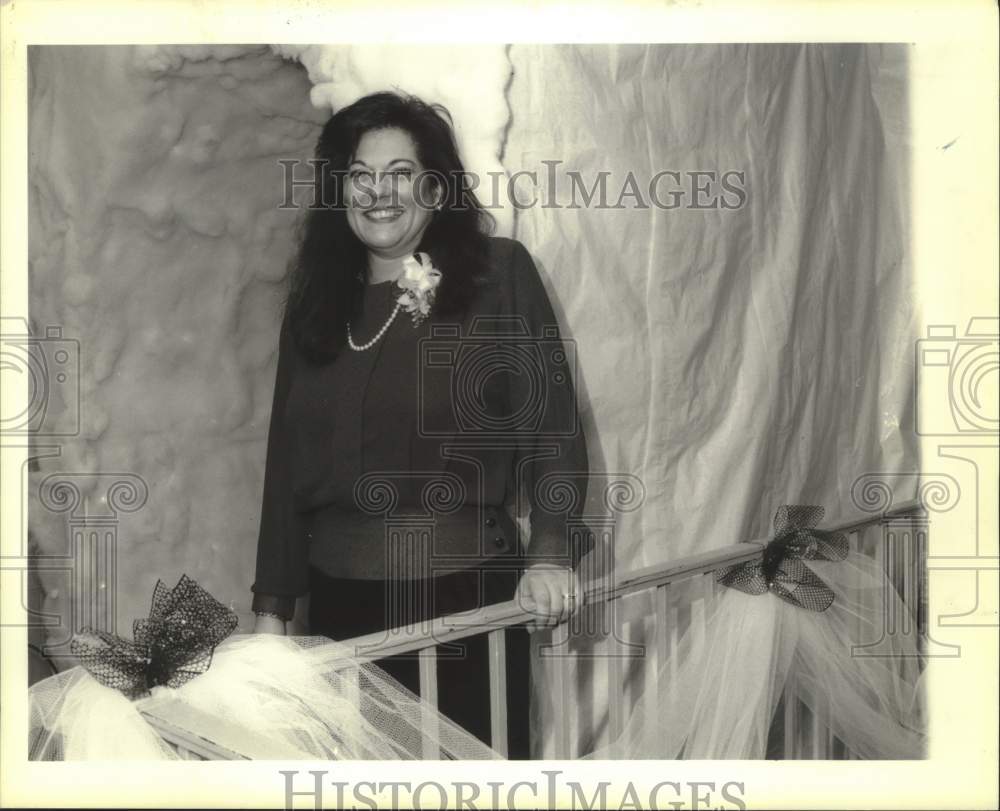 1989 Press Photo Rummel Christmas Party - Paulette Krail - Historic Images