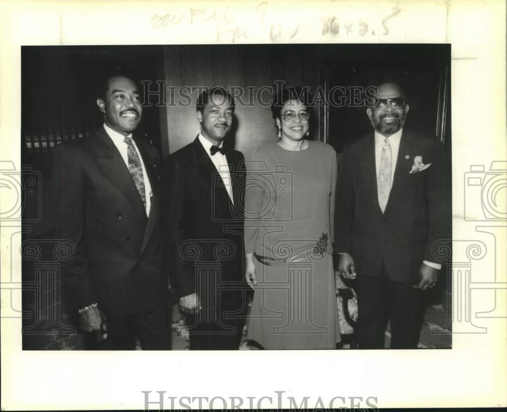 Press Photo Dr.&#39;s Roy Jackson, Earl Vincent, Dolores Spikes &amp; Donald Wade - Historic Images