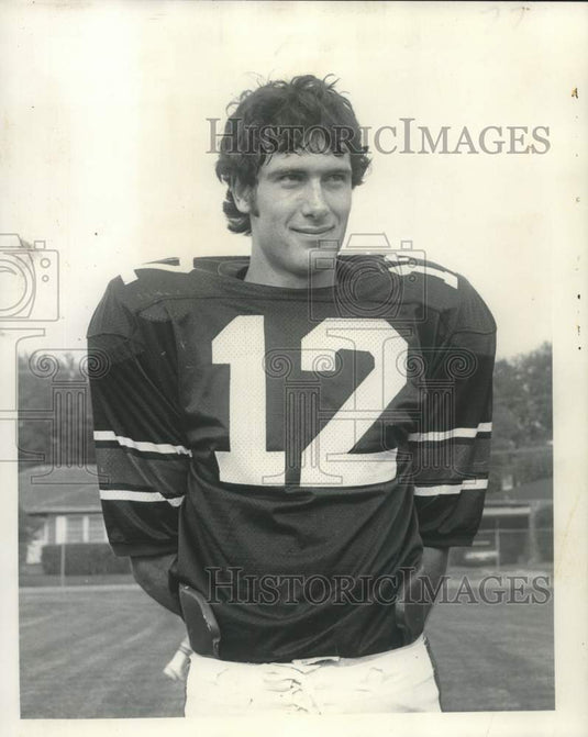 1974 Press Photo Ken Larkin, St. Martin's Football player - nob50408 - Historic Images