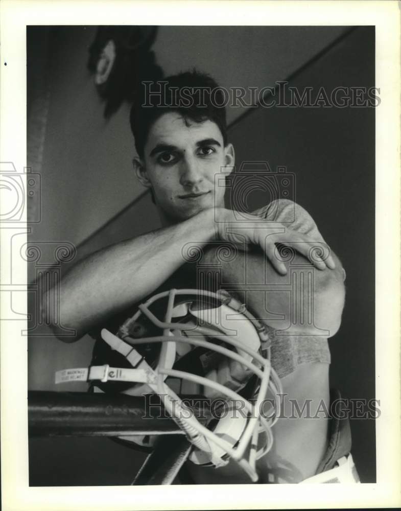 1989 Press Photo Brother Martin football quarterback Chad Larose - Historic Images