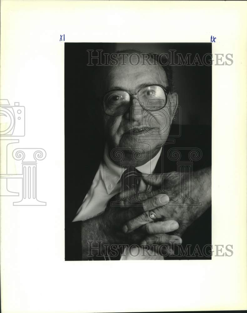 1989 Press Photo Current picture of Henry Lasoski, a Polish Jewish survivor. - Historic Images