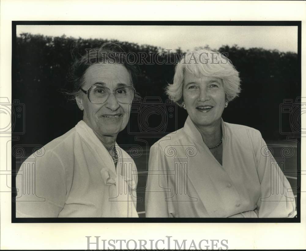 1991 Press Photo Becky Skay and Louise Lee at Odyssey House - Historic Images